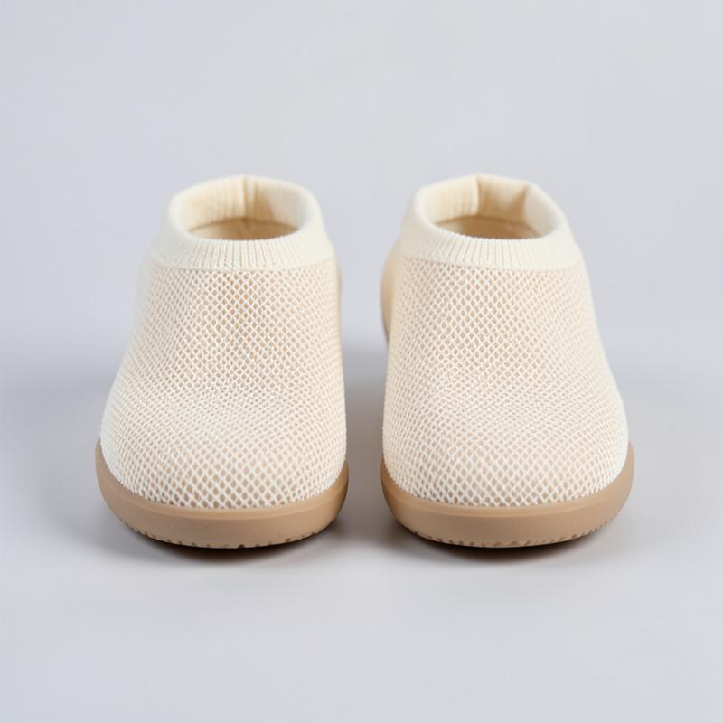 Cream Mesh Sole Sox